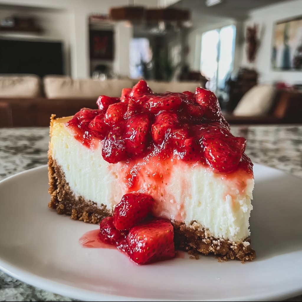 Strawberry Cheesecake Recipe: 5 Steps to Pure Bliss Recipe - Recipe Image