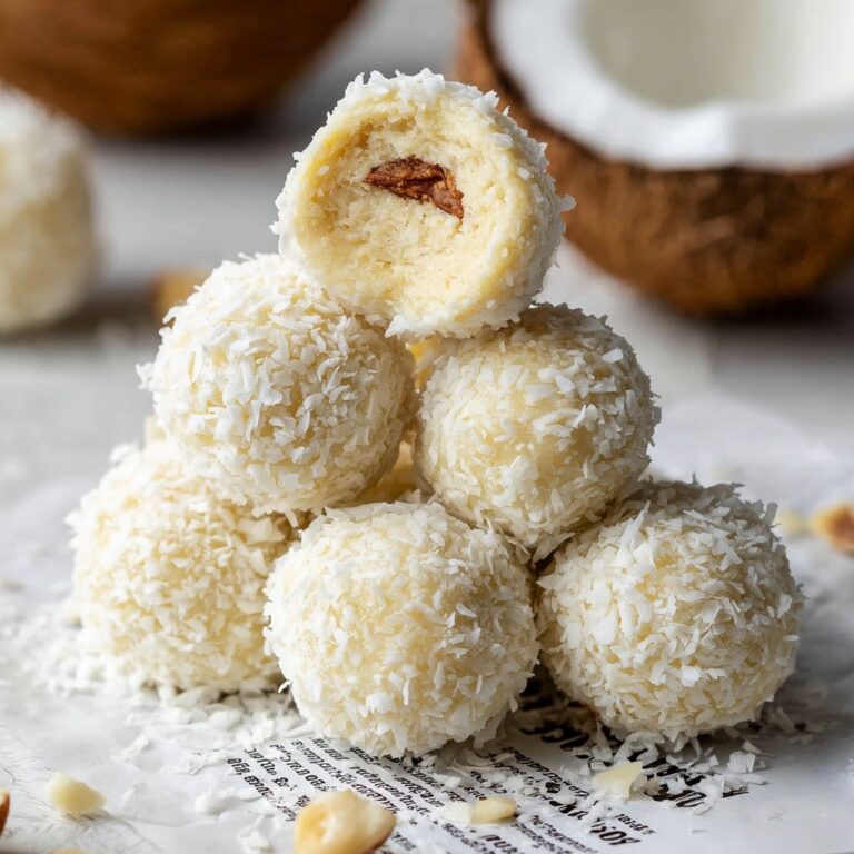 Vegan Coconut Raffaello (Coconut Truffles) Recipe