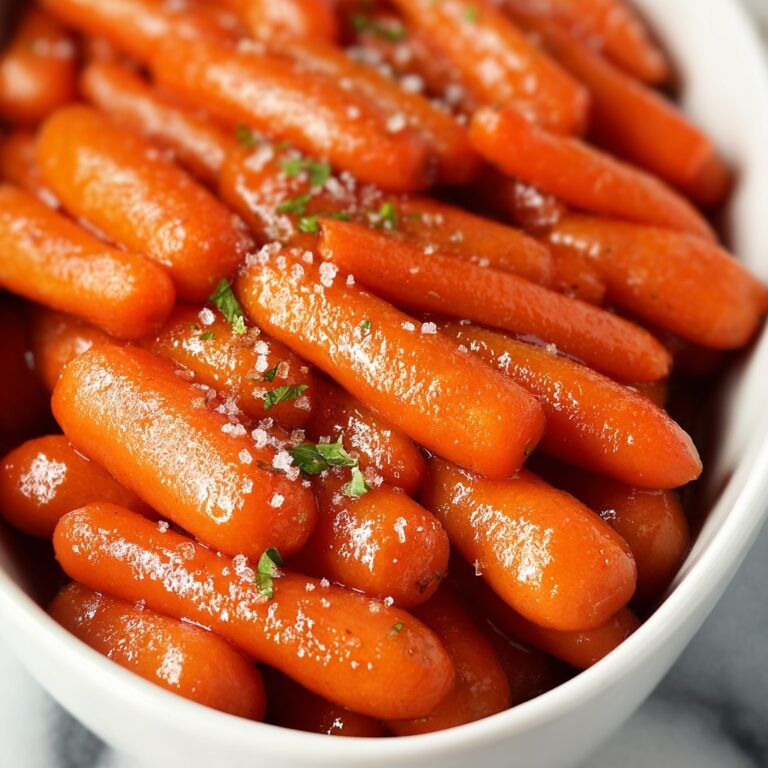 Slow Cooker Maple & Brown Sugar Glazed Carrots Recipe
