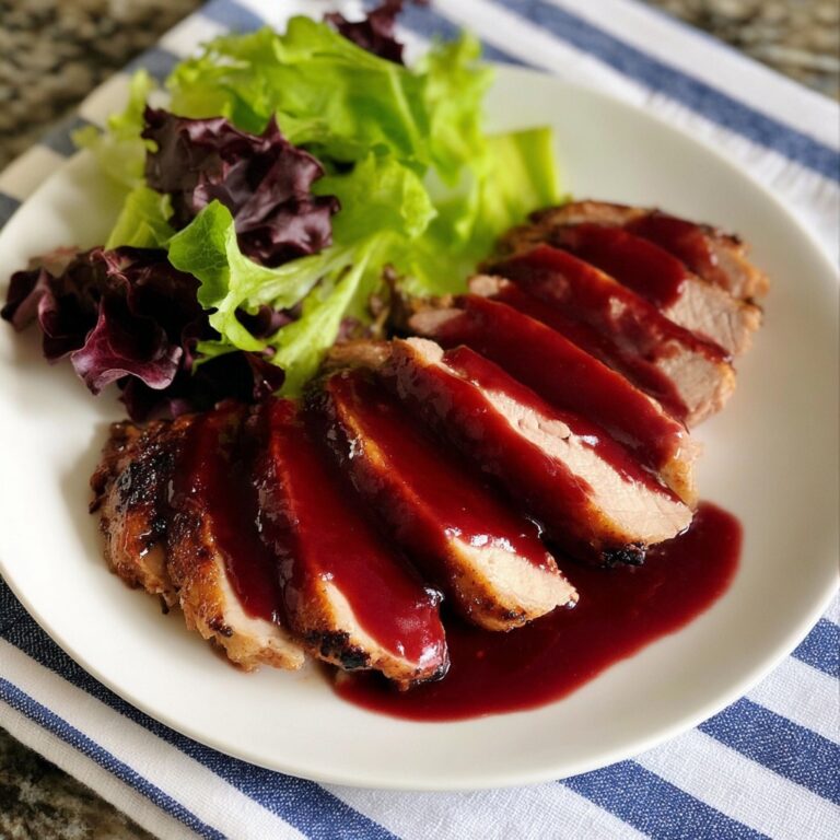 Raspberry Chipotle Glazed Chicken Recipe