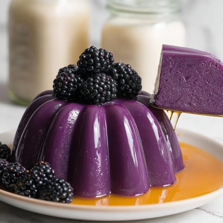 Vegan Ube Flan Recipe