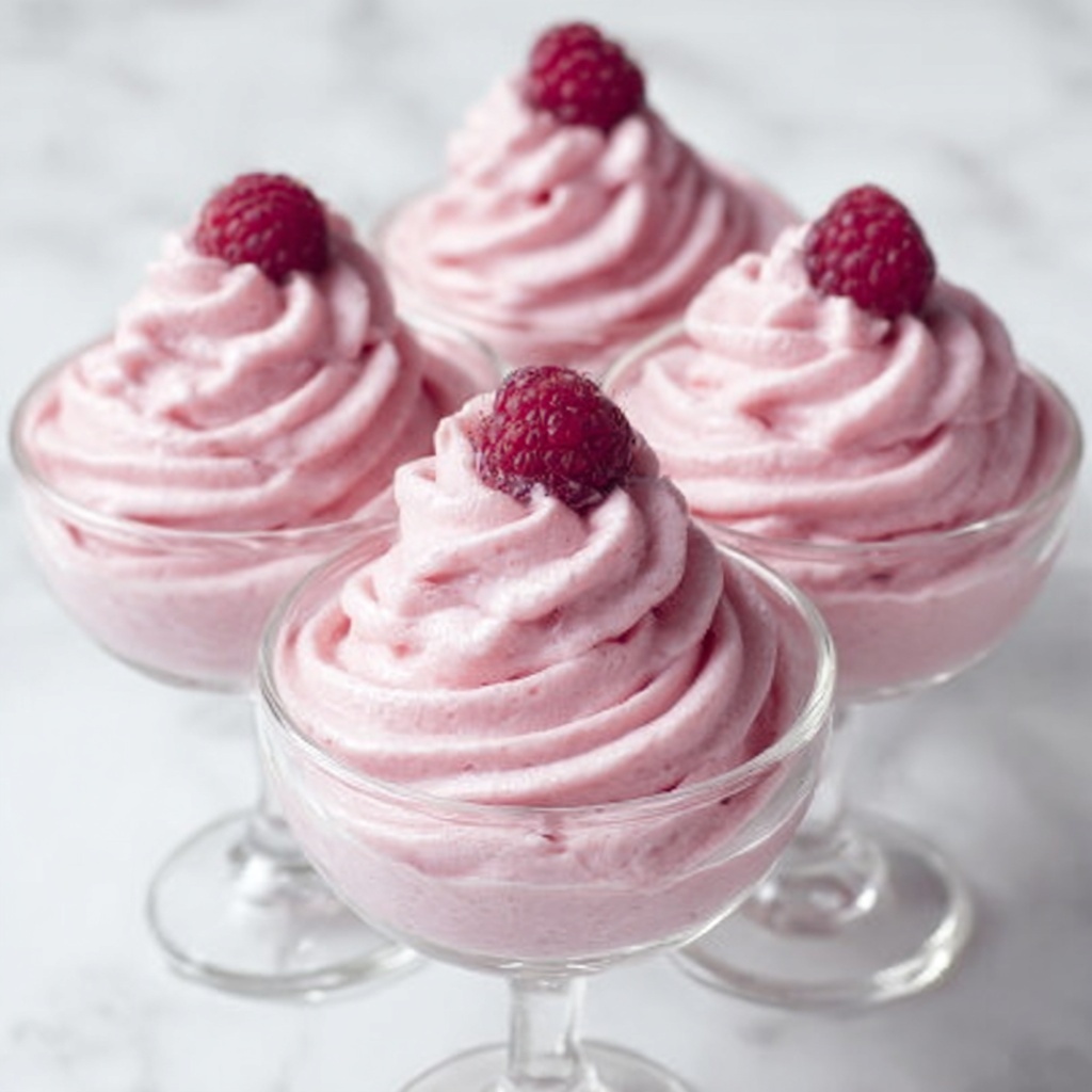 Raspberry Mousse Dessert Recipe - Recipe Image