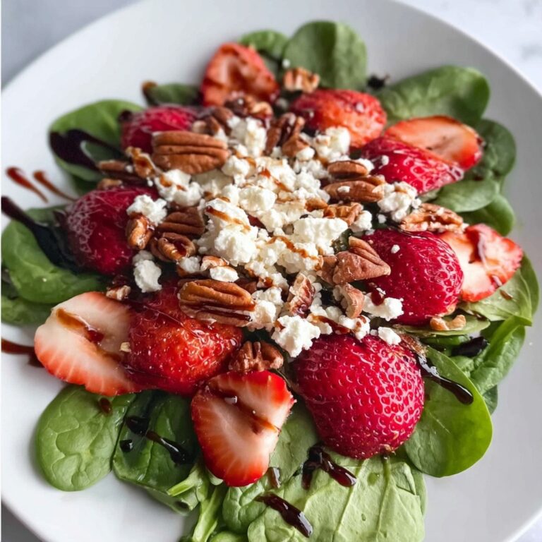 Strawberry Pecan Spinach Salad Recipe