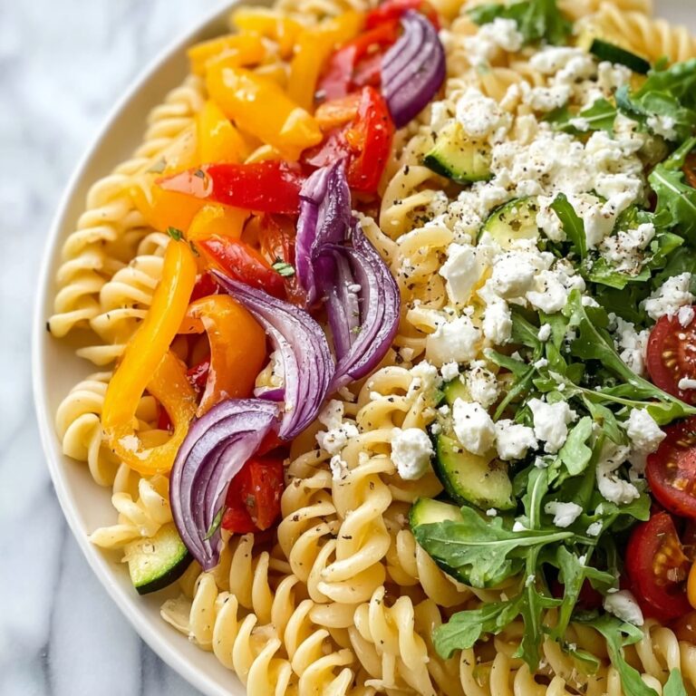 Roasted Veggie Pasta with Feta Recipe
