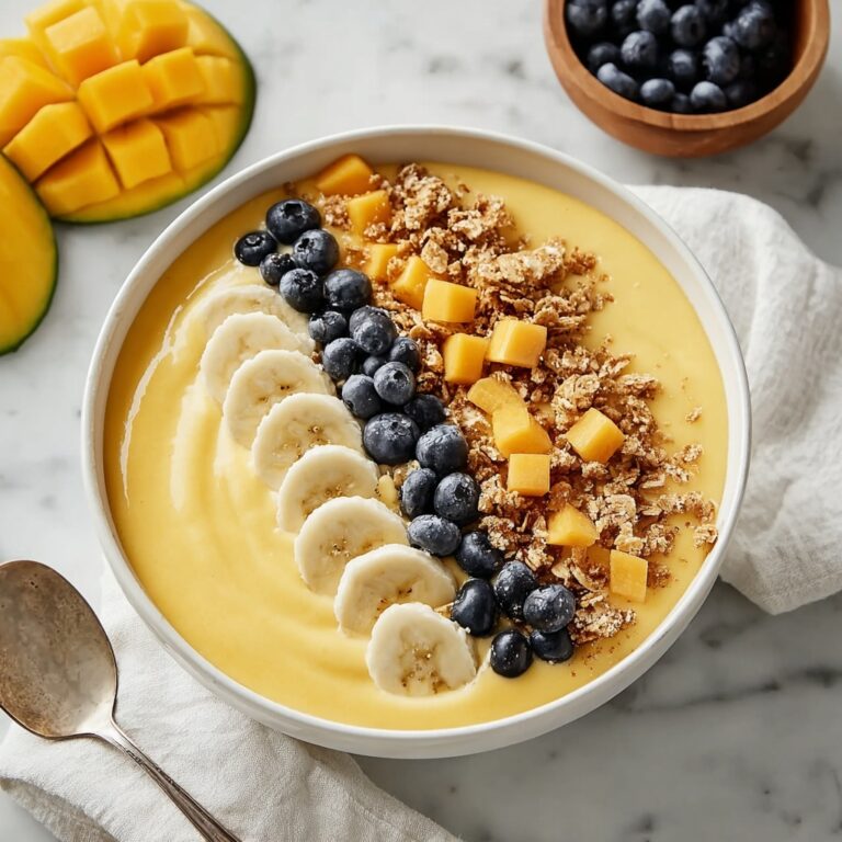 Mango Banana Smoothie Bowl Recipe