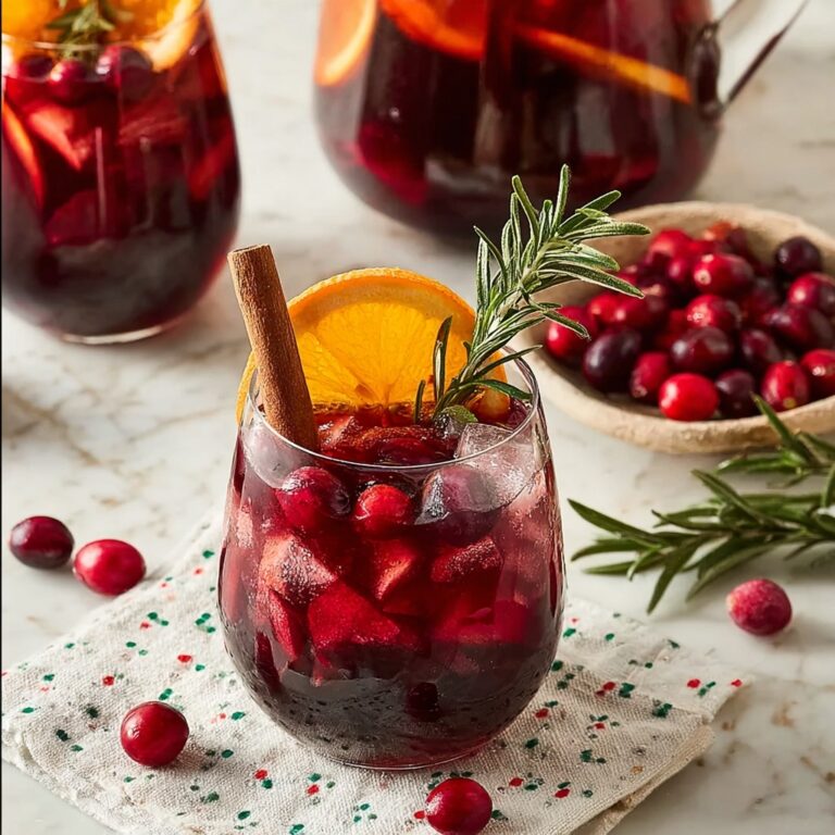 Festive Red Wine Sangria Recipe
