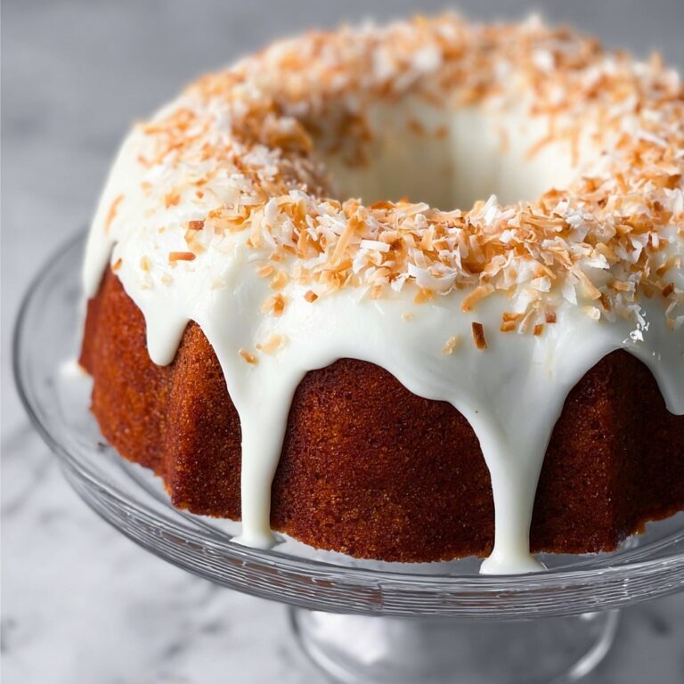 Coconut Bundt Cake with Toasted Coconut Frosting Recipe
