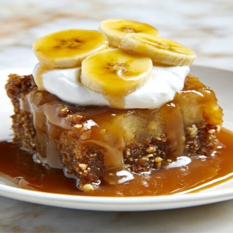 Banana Upside-Down Cake Recipe