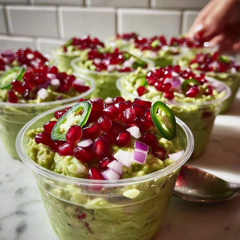 Pomegranate Guacamole Cups: 15-Minute Flavor Sensation Recipe