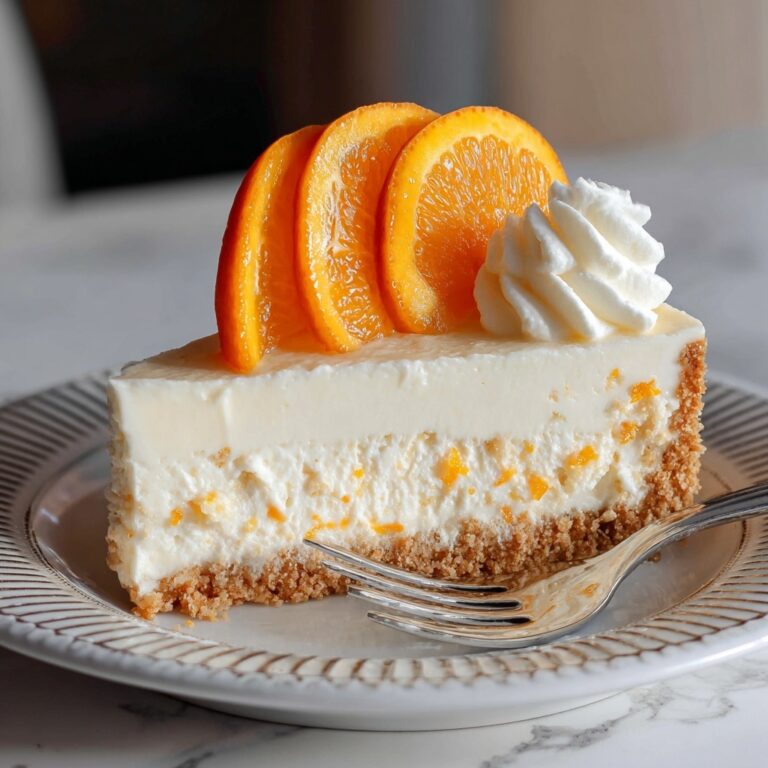 No-Bake Orange Creamsicle Cheesecake Recipe
