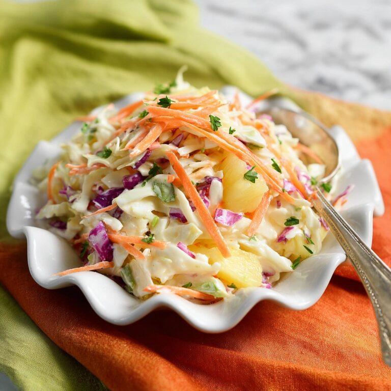 Hawaiian Pineapple Coleslaw Recipe
