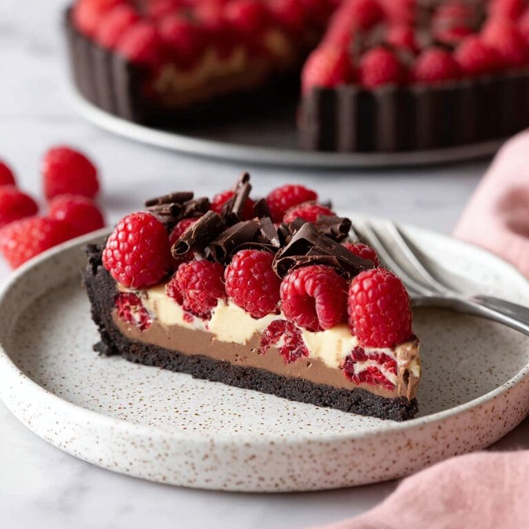Vegan Raspberry Chocolate Tart Recipe