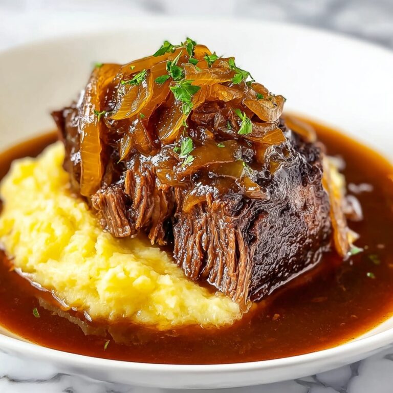 Slow Cooker French Onion Pot Roast Recipe
