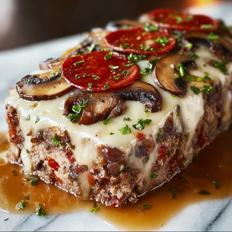 Bacon Mushroom Swiss Cheese Meatloaf – Comfort Food Bliss Recipe