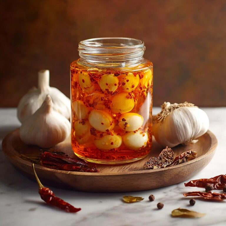 Spicy Pickled Garlic Recipe (TikTok Copycat) Recipe