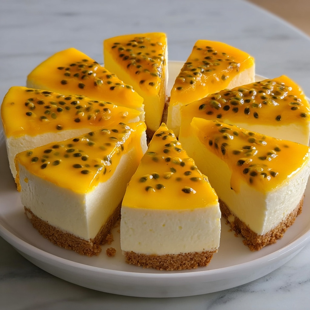 Passionfruit Cheesecake Recipe - Recipe Image