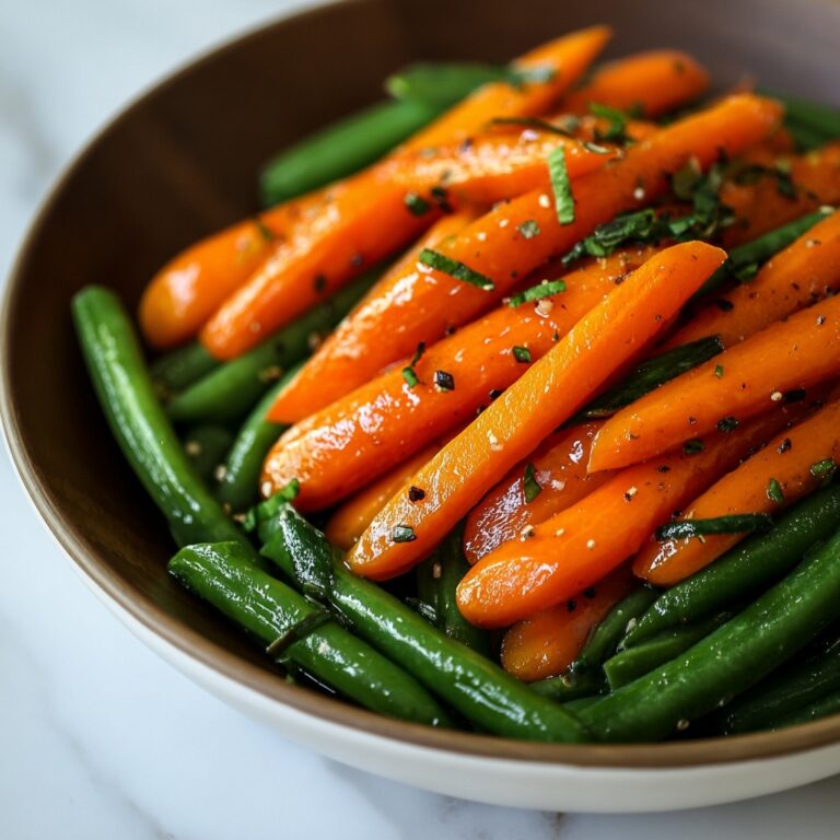 Honey Glazed Carrots and Green Beans Recipe