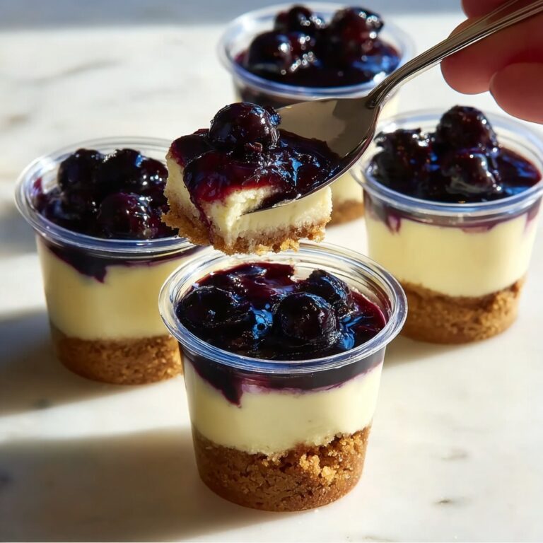 Juicy Mini Lemon Blueberry Cheesecakes to Indulge Your Senses Recipe