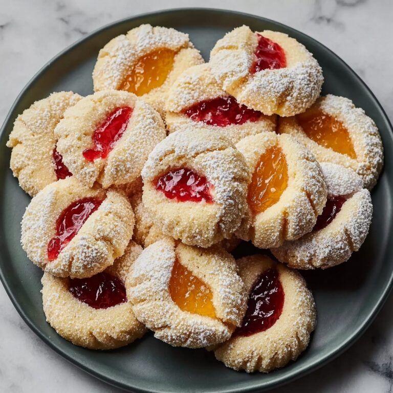 Polish Kolaczki Cookies with Fruit Preserves Recipe