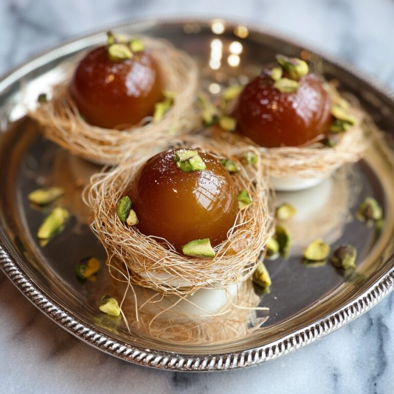 Gulab Jamun in Kunafa Nests Recipe