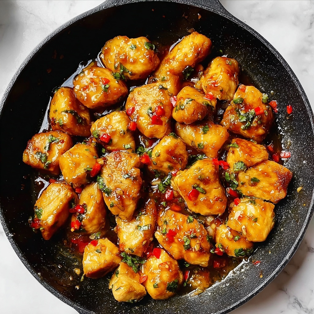 Honey Garlic Chicken Bites Recipe